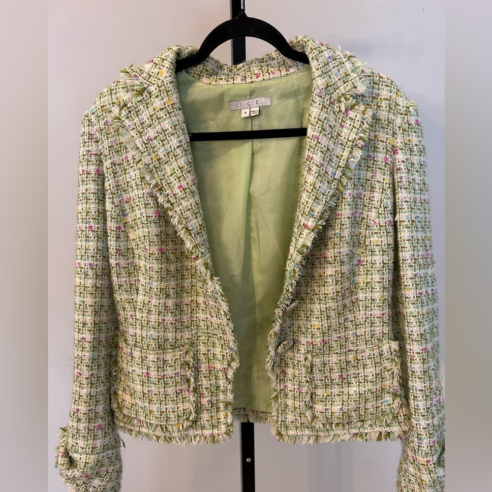 I.C.E tweed jacket size 6